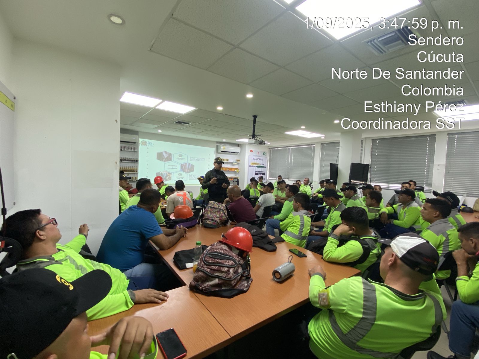 Evidencia de capacitación